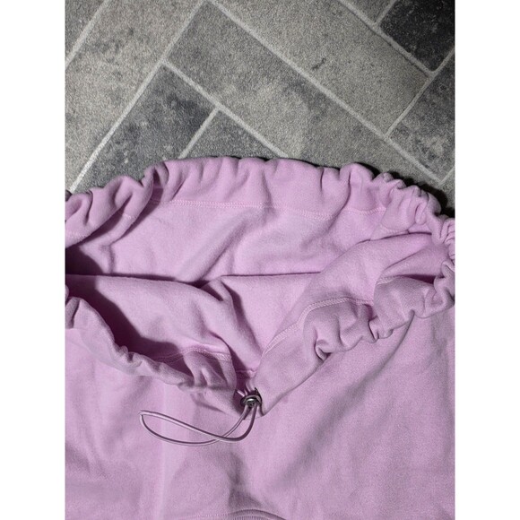 New DKNY Women Crop Sweater Pink With Sport Strip on Long Sleeves Size MEDIUM - Picture 7 of 9